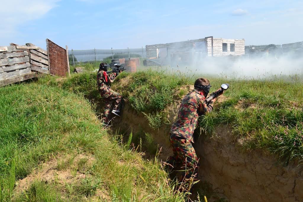 Teren poligonu Tactical Paintball w Piskorowicach